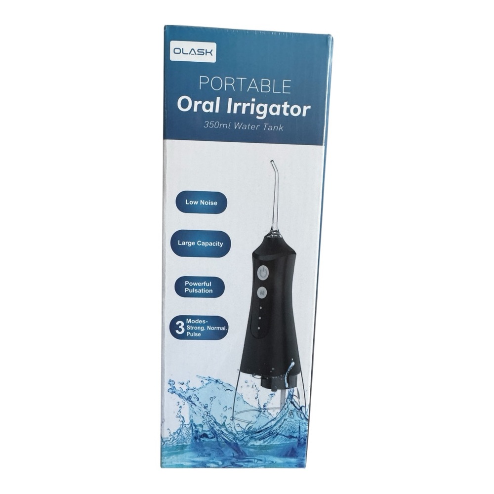 Black Portable Oral Irrigator